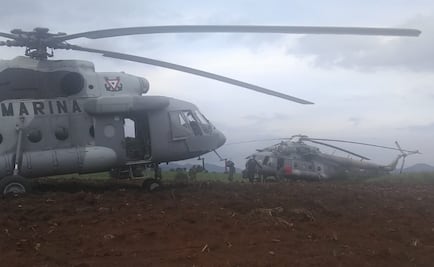 Aterriza de emergencia aeronave de Marina en Veracruz
