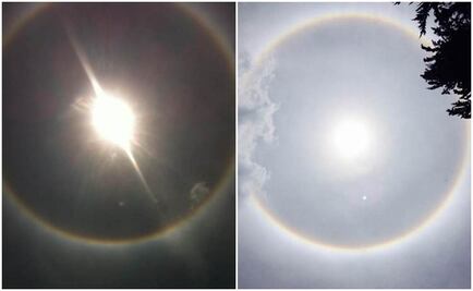 Halo Solar maravilla a capitalinos en redes sociales