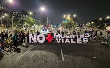 Ciclistas bloquean Avenida del Imán en Alcaldía Coyoacán por muerte de compañero; Fiscalía asegura que responsable ya está detenido