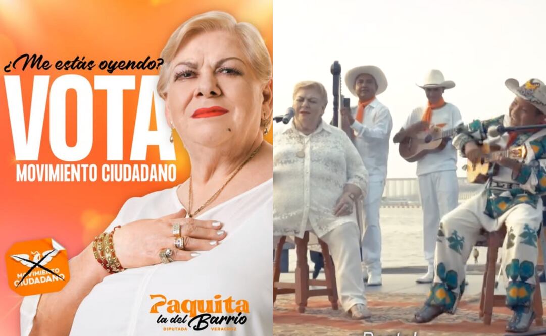 La vez que Paquita la del Barrio se registró como precandidata a diputada en Veracruz. Foto: Redes sociales
