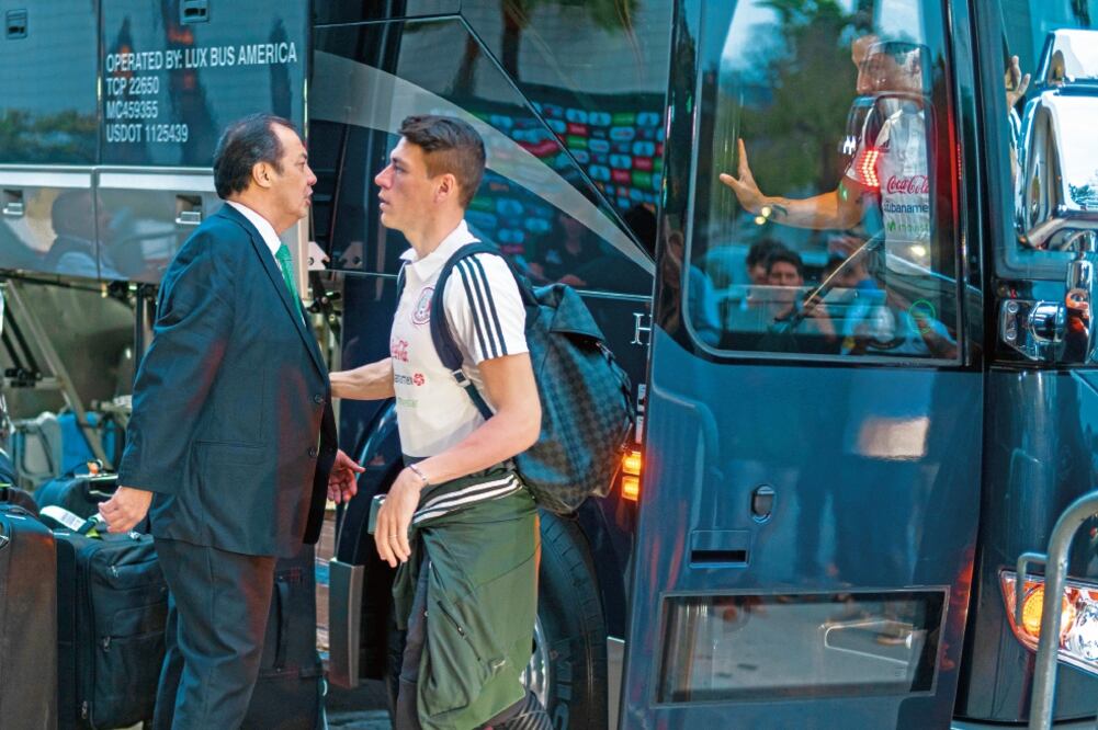 Héctor Moreno hizo el viaje a la Unión Americana, a pesar de que aún se recupera de una lesión. Foto: STRAFFON IMAGES