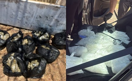 Aseguran 8 kilos de marihuana y 20 bolsas de presunta metanfetamina en dos puntos de Culiacán; hay un detenido