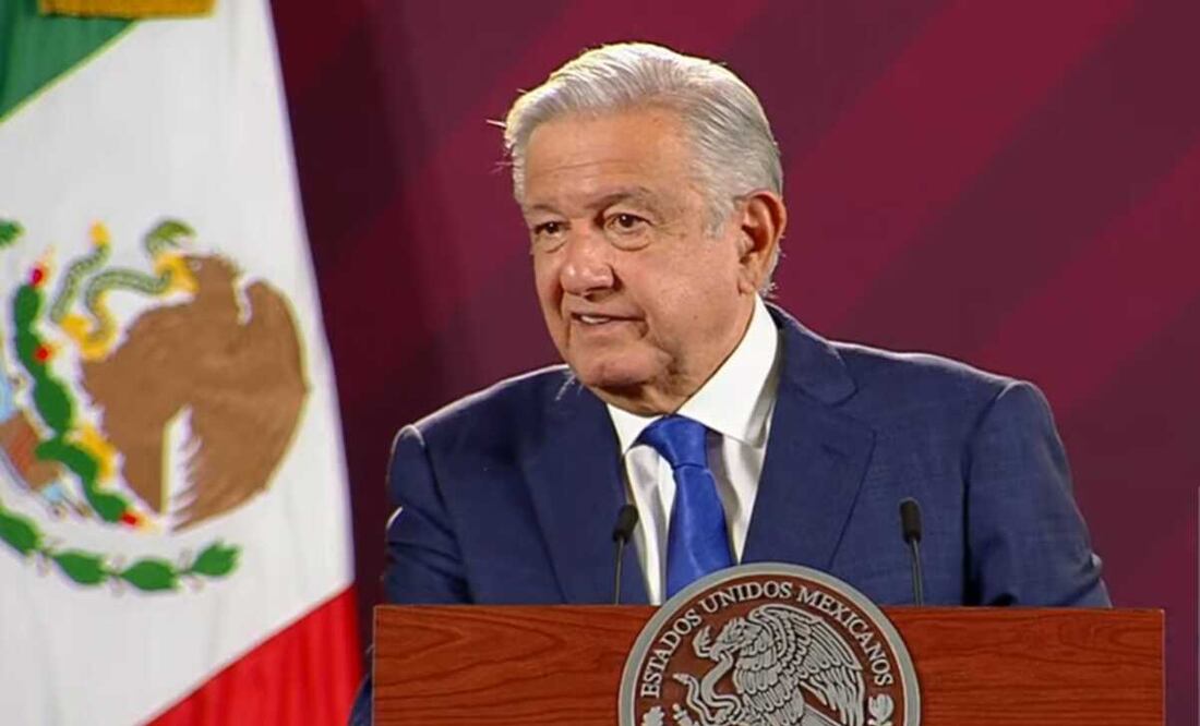 López Obrador descartó que vaya a incrementarse la alerta por la actividad del volcán, pues afirmó que ya bajó su intensidad. Foto: captura de pantalla