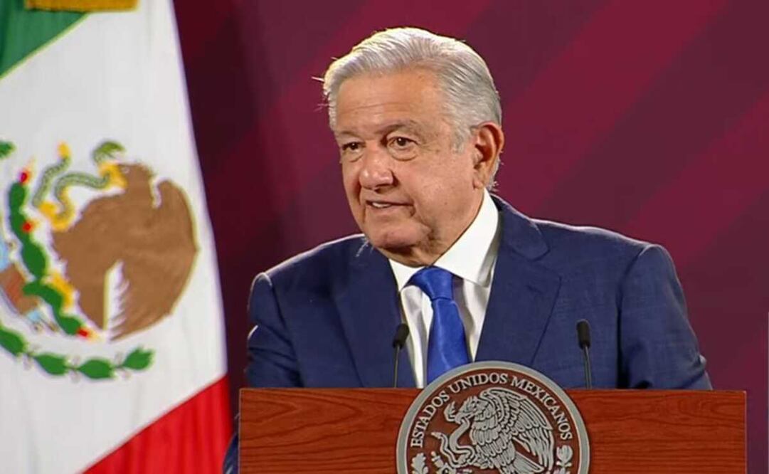 López Obrador descartó que vaya a incrementarse la alerta por la actividad del volcán, pues afirmó que ya bajó su intensidad. Foto: captura de pantalla