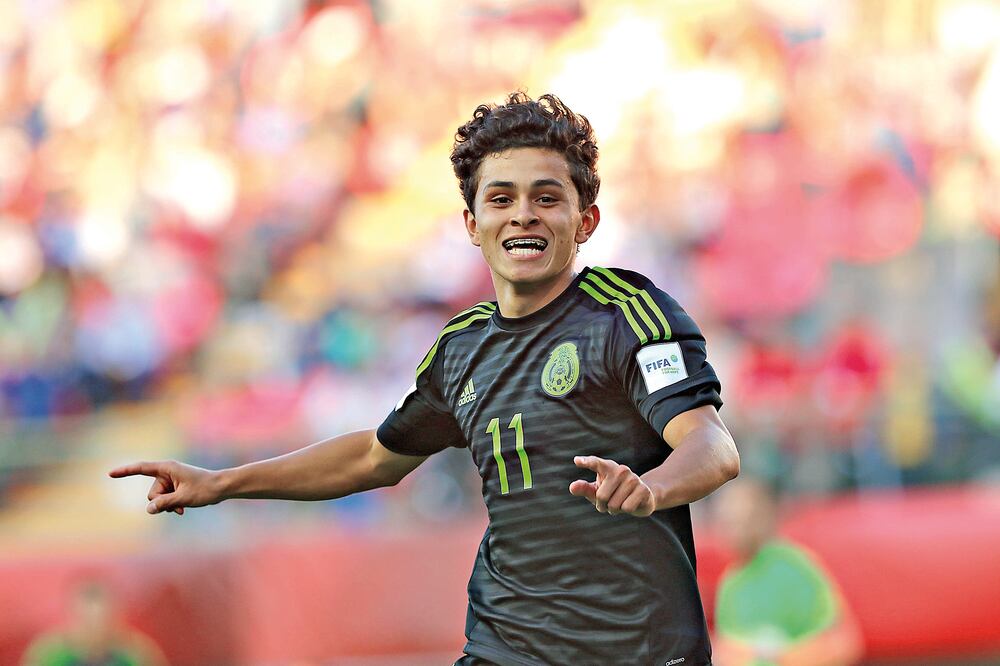 Kevin Magaña, delantero de Chivas, hizo el primer gol para México (ETZEL ESPINOSA. IMAGO7)