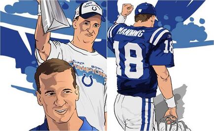 Colts rinden homenaje a Peyton Manning