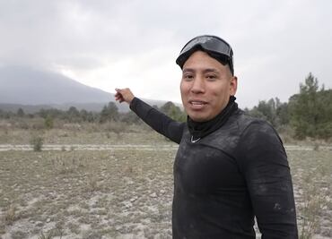 VIDEO: Yulay sube al Popocatépetl pese a alerta volcánica; "parece escena apocalíptica", explica