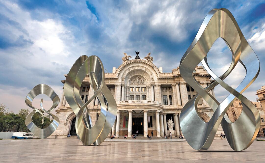 Para participar en la exposición, el público debe estar al menos a 30 metros del lugar y a través de un teléfono inteligente o tableta ingresar al sitio www.globals culpturepark.com. Fotos: CORTESÍA "GLOBAL PERSPECTIVE"