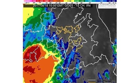 Persisten lluvias vespertinas en el Valle de México