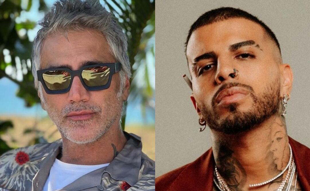 Alejandro Fernández y Rauw Alejandro. Fotos: Instagram oficial.