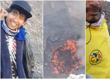 Americanistas suben hasta el cráter del Popocatépetl y se viraliza; “como siempre… poniendo el desorden”
