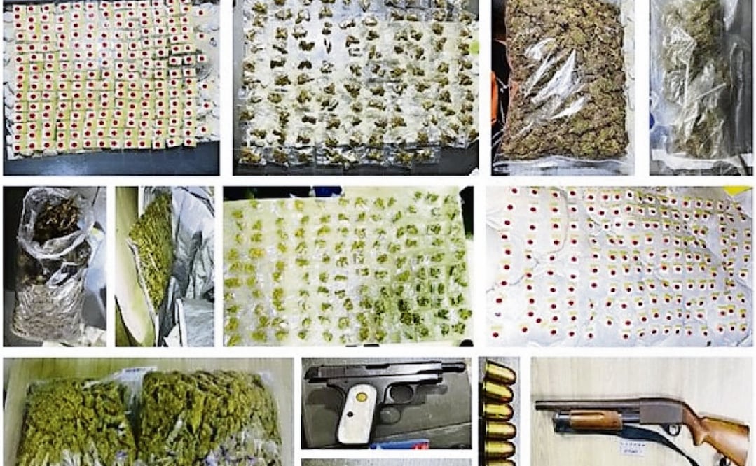 La mariguana y la cocaína son las drogas más decomisadas por autoridades durante diversos operativos, así como también armas de fuego, indicó la Fiscalía. Fotos: Especiales