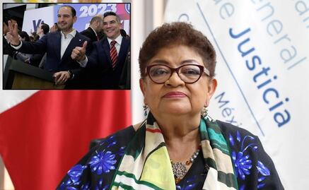 Celebran Marko Cortés y "Alito" Moreno rechazo a ratificación de Ernestina Godoy en la FGJCDMX