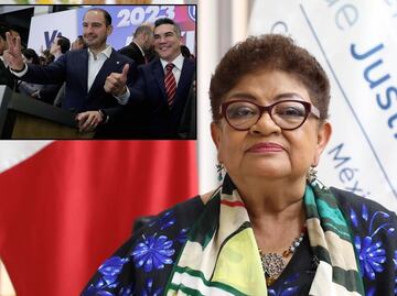 Celebran Marko Cortés y "Alito" Moreno rechazo a ratificación de Ernestina Godoy en la FGJCDMX