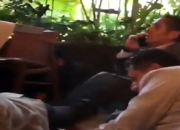 Conductor de ESPN, atrapado en balacera de Plaza Artz