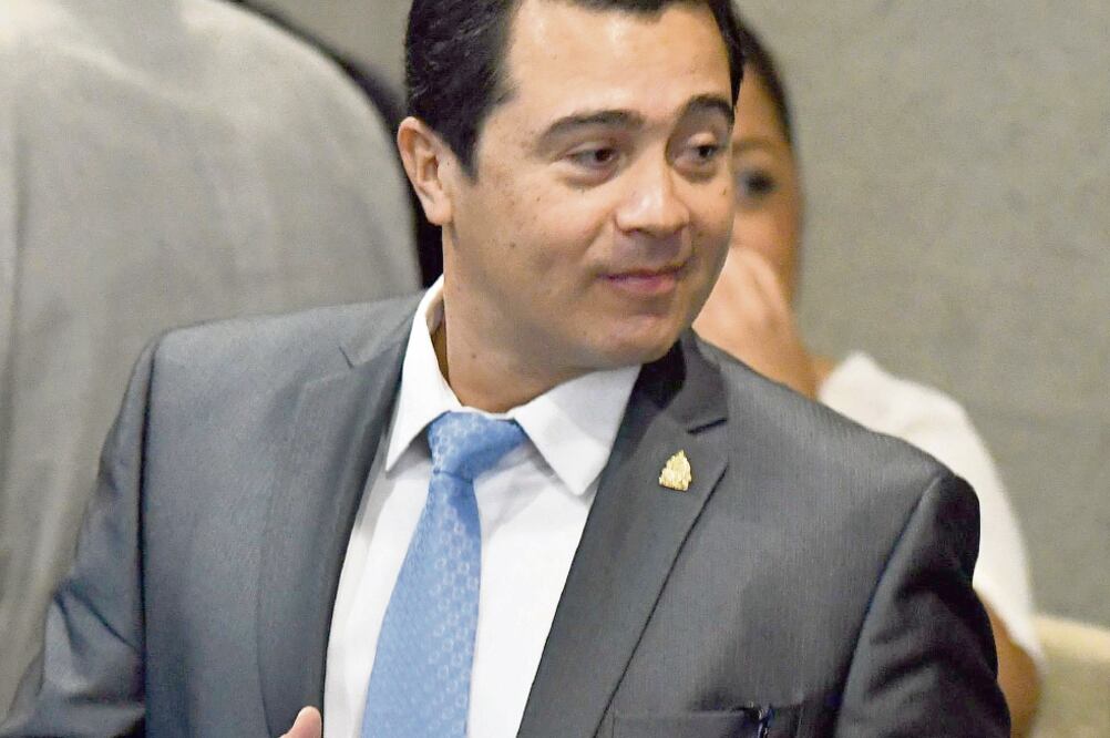 Detenido. Juan Antonio Hernández, a quien las autoridades de EU acusan de haber participado en operaciones del narco entre 2004 y 2016. AFP