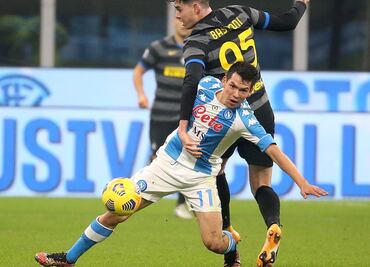 Chucky Lozano y el Napoli caen derrotados ante el Inter