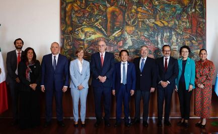 Canciller De la Fuente y Berdegué reciben a director de la FAO; revisan agenda de alimentación