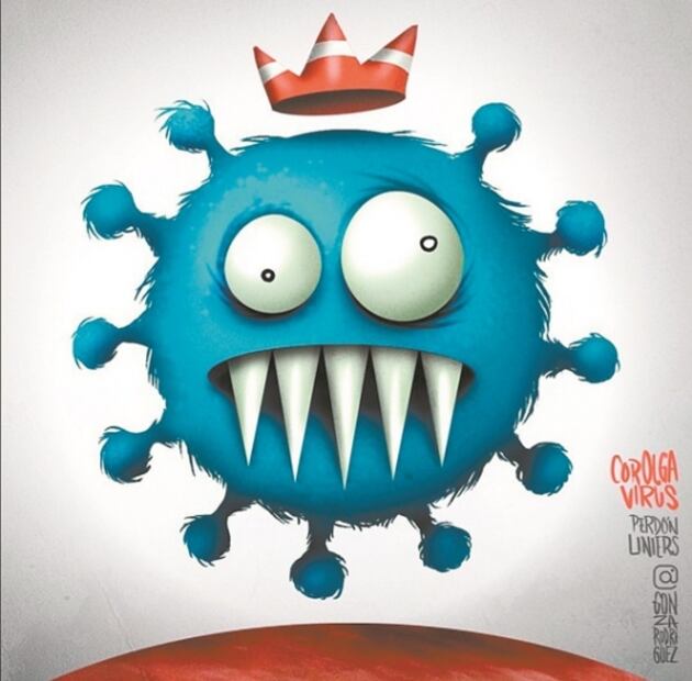 Con humor, tinta y papel enfrentan el coronavirus