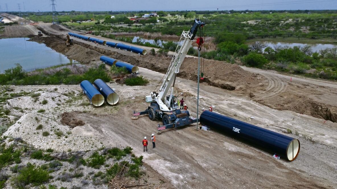 La inversión total del acueducto de El Cuchillo II se estima en más de 10 mil 200 millones de pesos. El total se sabrá hasta que estén concluidas las obras. Foto: Especial