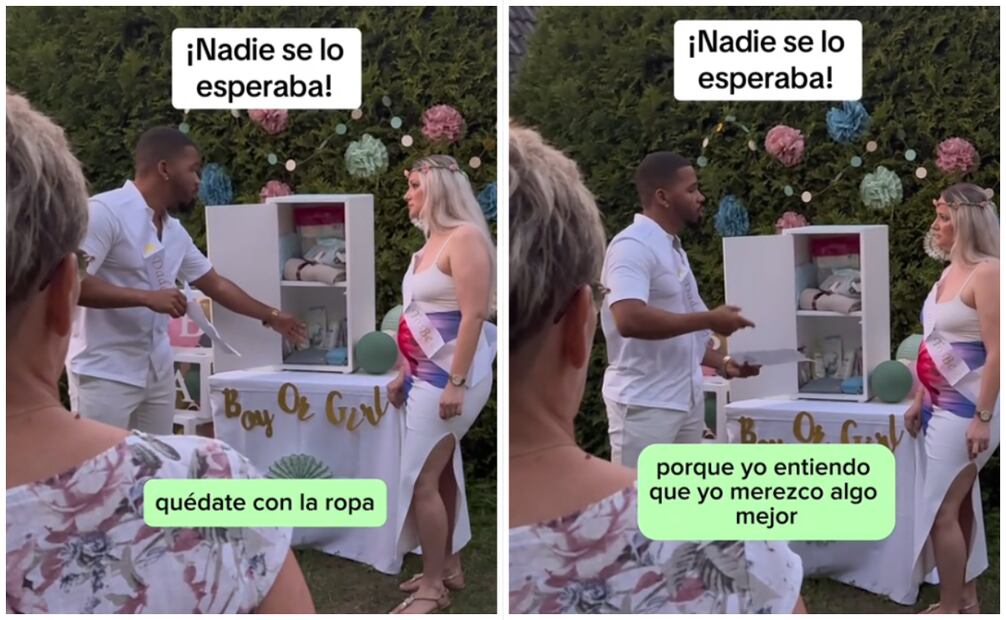 VIDEO: De revelación a revelada; hombre exhibe infidelidad de su pareja en plena revelación de género. Foto: Captura de pantalla