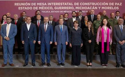 Gobernadores del Edomex, Guerrero, Michoacán y Morelos crearán estrategias para el combate contra el crimen organizado y aumentar la seguridad en los estados