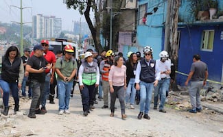 Alcaldía Álvaro Obregón atiende zona tras explosión en Minas de Cristo; intensificará revisiones de tanques de gas