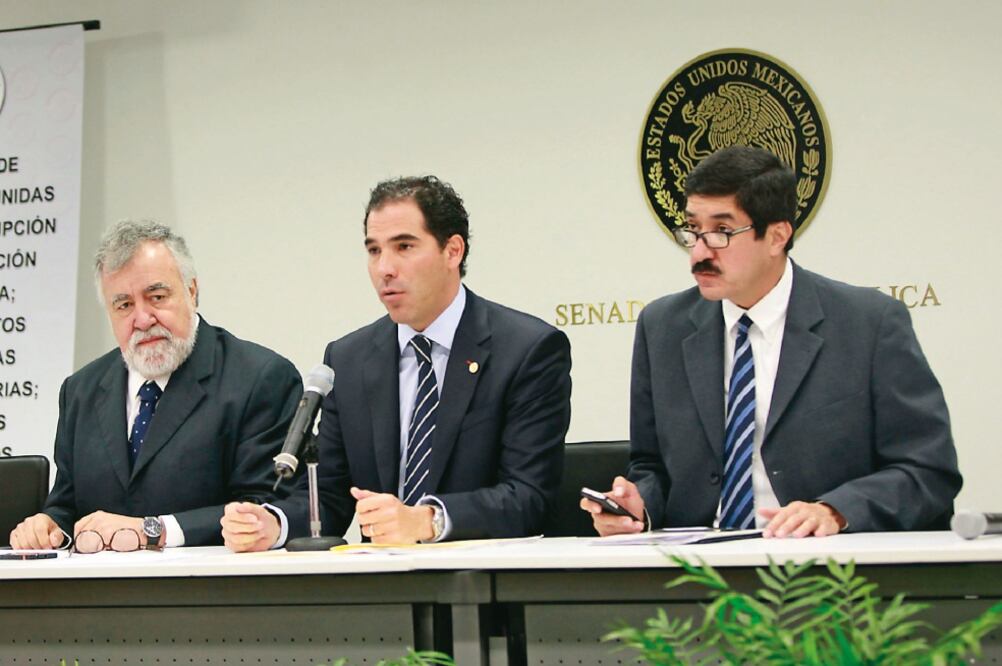 Alejandro Encinas, presidente de la comisión de Estudios Legislativos Segunda, y Pablo Escudero, titular de la de Anticorrupción, encabezarán los trabajos (ARCHIVO EL UNIVERSAL)