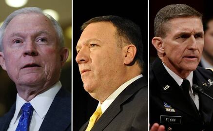 Sessions, Flynn y Pompeo se suman al equipo de Trump