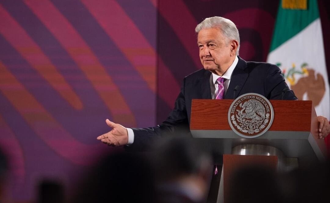 López Obrador en su mañanera del 19 de agosto. Foto: Presidencia