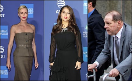 Salma Hayek y Charlize Theron figuran en juicio contra Harvey Weinstein