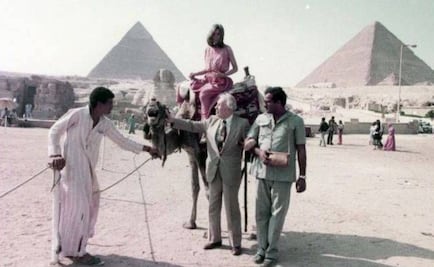 Jorge Luis Borges y María Kodama "vuelven" a El Cairo