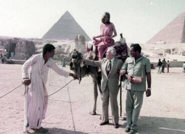 Jorge Luis Borges y María Kodama "vuelven" a El Cairo