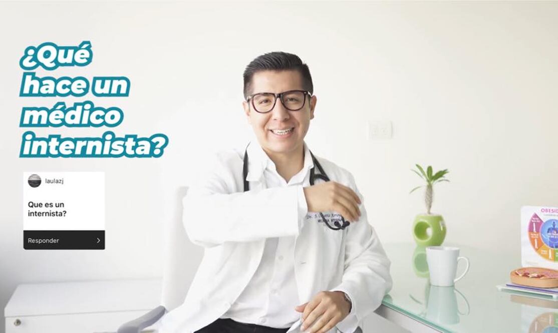 Octavio Arroyo, médico internista. Foto: Captura YouTube