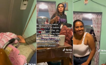 Olvida dos veces a su bebé en casa ajena, la critican en redes sociales