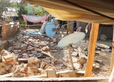 Suman cuatro mil casas dañadas por sismo de 7.2 en Oaxaca