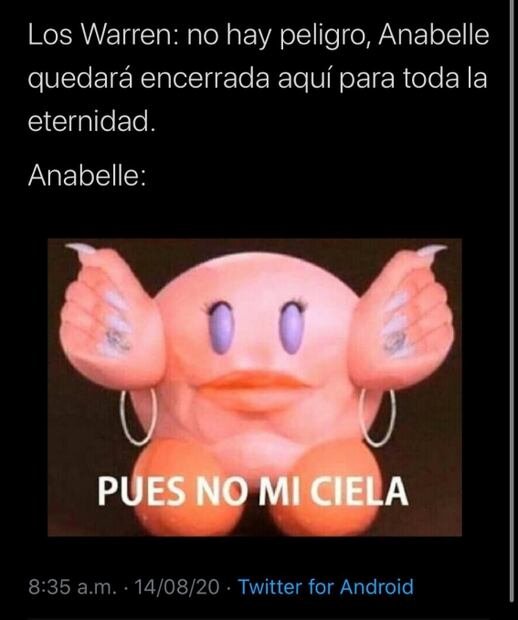 Twitter se llena de miedo con la "desaparición" de Annabelle