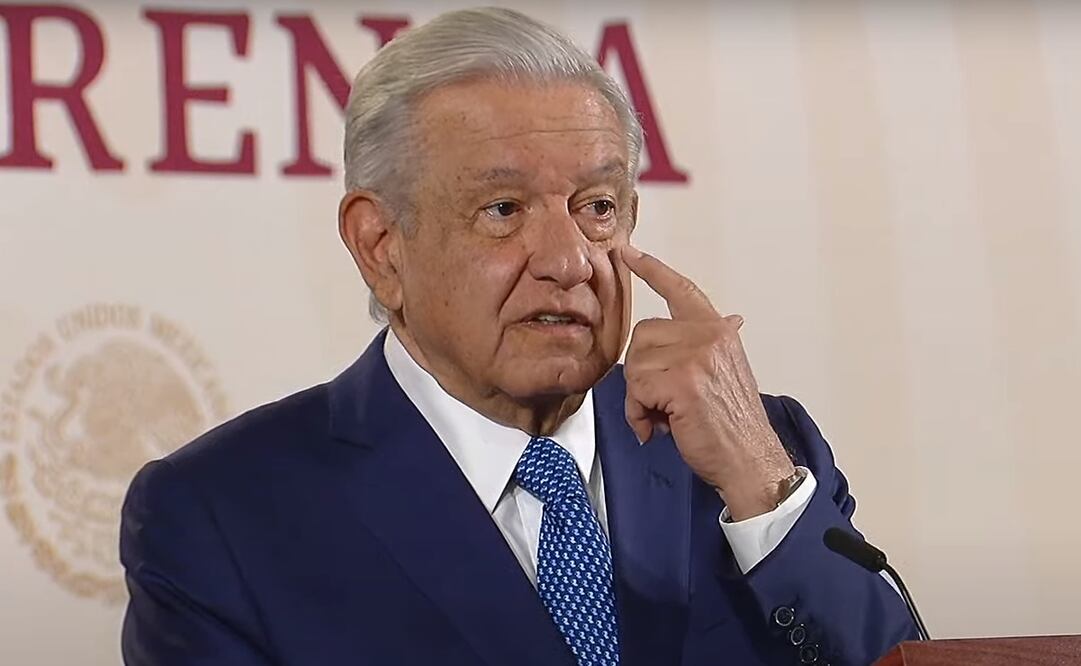 López Obrador señaló que está mal del carcañal y que le había salido un tutupiche. Foto: Captura de video. YouTube