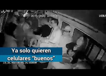 “Dame el chido o te suelto un…” grita asaltante a pasajero