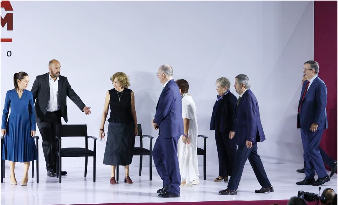 Claudia Sheinbaum presenta parte de su gabinete. Foto: Diego Israel / EL UNIVERSAL