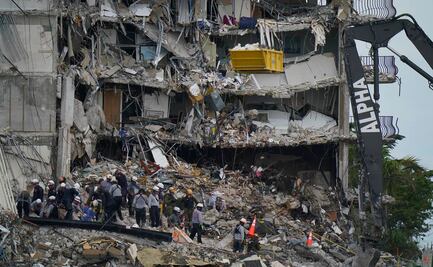 Hallan otros 4 cadáveres en edificio colapsado en Miami; cifra de muertos sube a 16