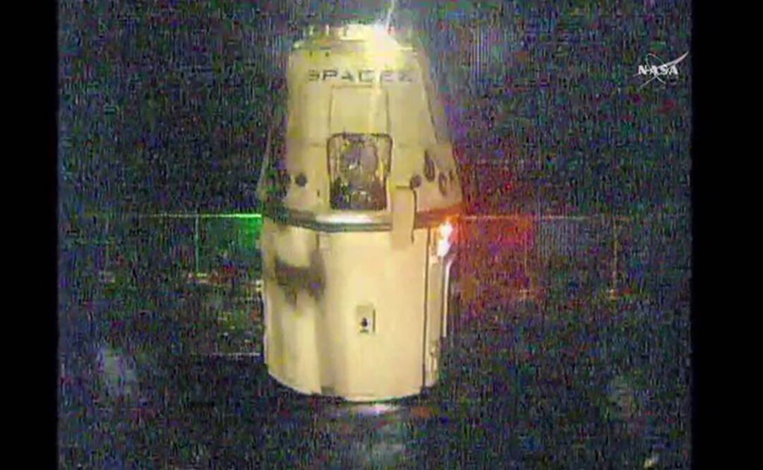 Dragon estaba acoplada desde el 10 de abril a la estación. Foto: NASA