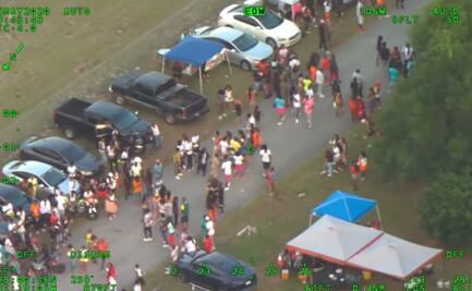 Policía acaba con fiesta masiva y violenta en medio de pandemia en Florida