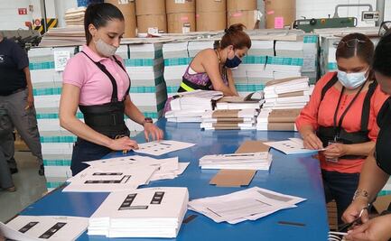 Listas, plantillas en braille para recibir votos de personas con discapacidad visual