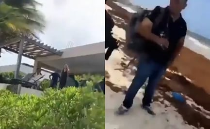 VIDEO: extranjera protagoniza polémica en Playa del Carmen; corre a mexicanos y afirma ser dueña de la playa