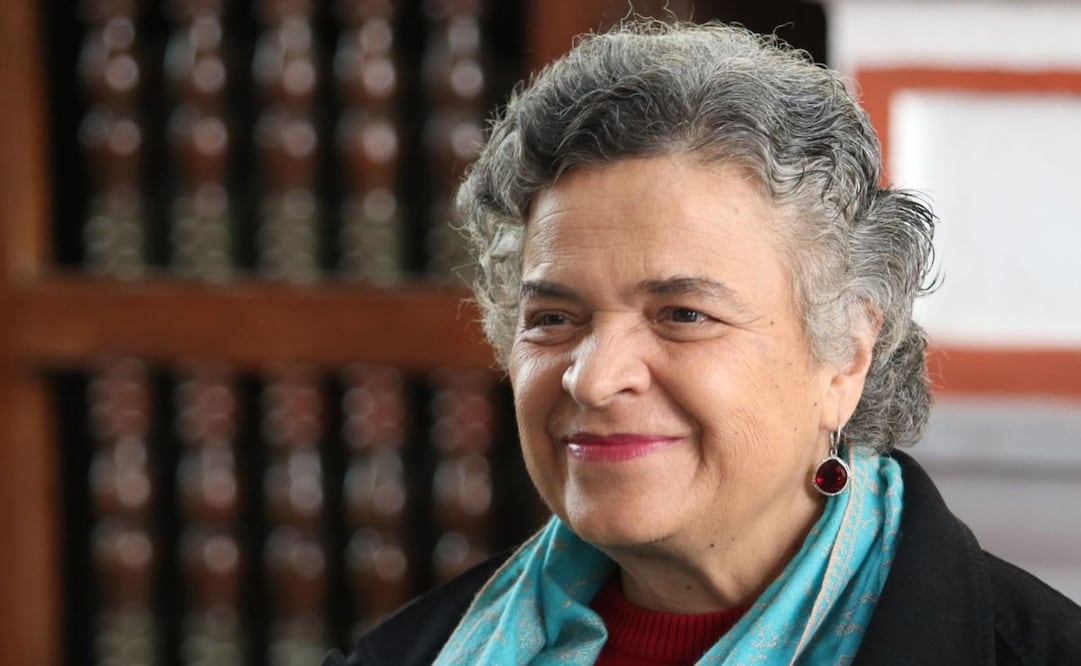 Beatriz Paredes Rangel, entonces senadora del PRI durante la conferencia el pasado 7 de diciembre de 2023. Foto: Andrea Murcia/ Cuartoscuro