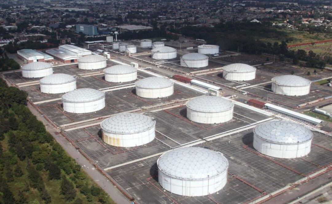 Terminal de Almacenamiento y Reparto Azcapotzalco en la Ciudad de México (Foto: Tomada de @Pemex)