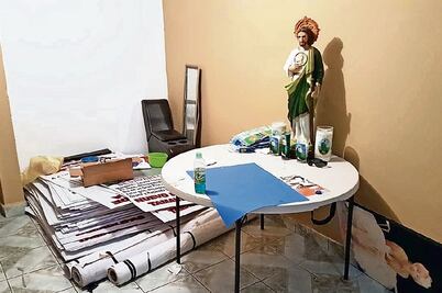 Hallan armas y pancartas usadas contra la Marina en Nuevo Laredo