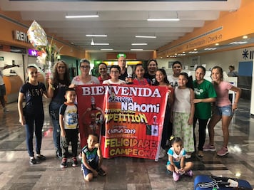 Así recibieron en Tamaulipas a Nahomi, subcampeona mundial de cálculo