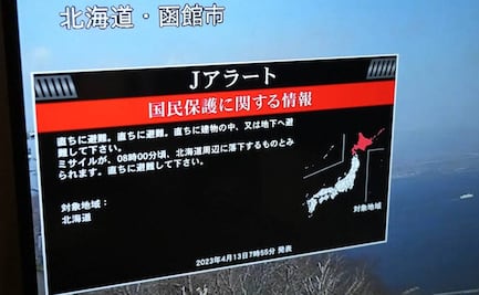 Tras alerta a habitantes, misil norcoreano cayó finalmente en mar de Japón